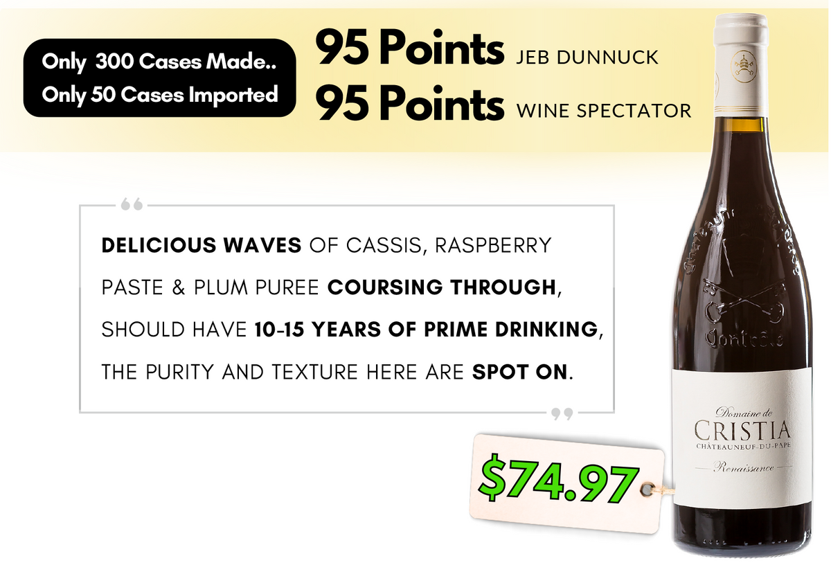 Domaine de Cristia Chateauneuf-du-Pape Renaissance 2019 (Southern