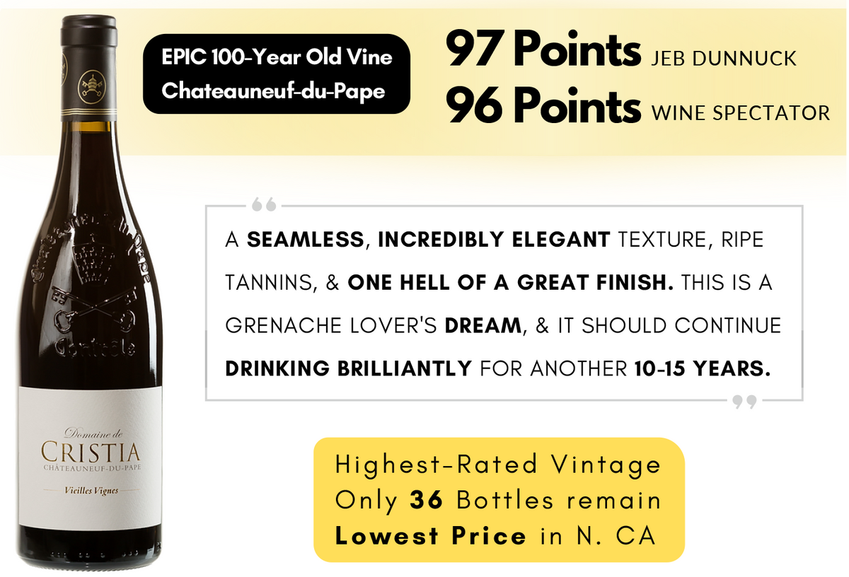Domaine de Cristia Chateauneuf-du-Pape Vieilles Vignes 2019