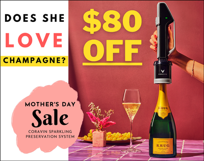 -$80 🍾🥂 Coravin | 100pt Dominus | 98pt Billecart | Mother's Day Specials