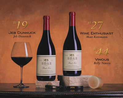 #19 Top 100! ROAR 96pt Pinot & Syrah "The Crème de la Crème of SLH"