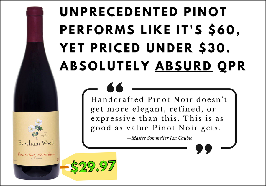Simply Absurd $30 Pinot Performs Like It's $60. Simply ABSURD! Glorious 2021 Oregon ...