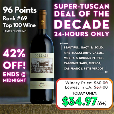 42% OFF 96pt Super-Tuscan 'Baby Ornellaia' 24-HR Deal of the Decade