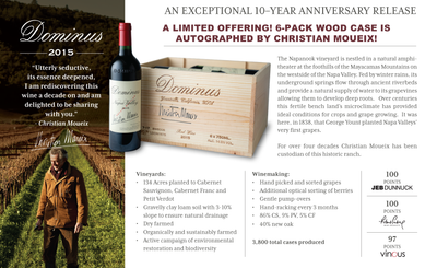 3x 100pts Dominus '15 Autographed 10th Anni Re-Release "Flawless, Perfect Legend"