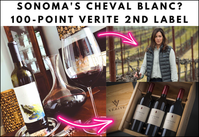 100pt Verite 2nd "Cheval Blanc in Sonoma" $55-69 btl