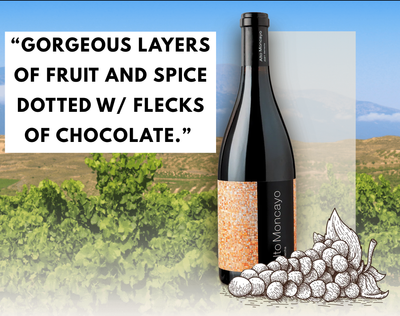 MIGHTY Moncayo 4x 100pt Winemaker's Glorious Garnacha! 	95 Points - For SAXUM, TORBRECK, CLIO Lovers