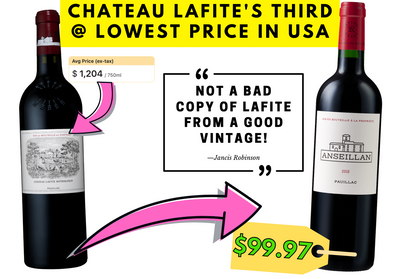 Chateau Lafite for $1,100 Less = Stunning 3rd @ Lowest Price USA