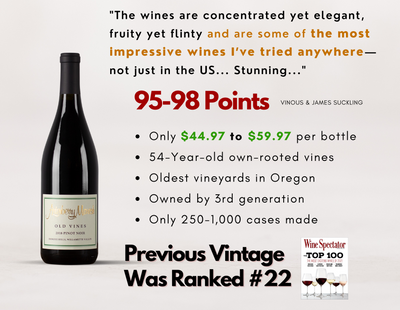 Stratospheric 98pt Dundee Grand Crus Arterberry 54 Yr-Old Vine Cult Pinot & Chard