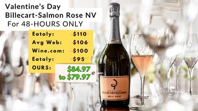 Billecart Rose 🍾 V-Day Sale.. Prices from 12 YEARS AGO