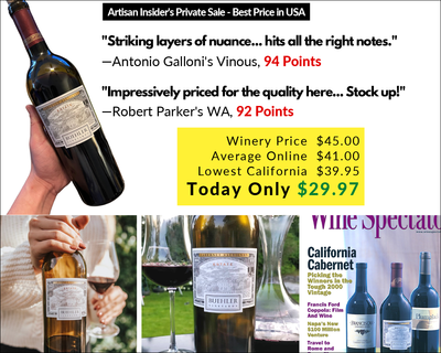 94pt Napa Cab $29 (Reg $45) Deal of the Decade