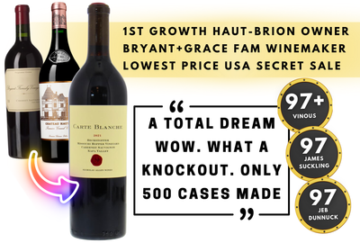 Lowest $ USA: Mind-Blowing Beckstoffer by Haut-Brion owner + Bryant, Grace, Kenzo Winemaker