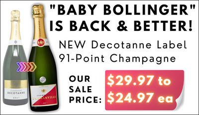 $29-25 btl Champagne 'Baby Bollinger Decotanne' is BACK