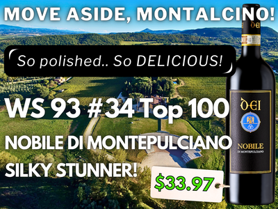 #34 🏆 Top 100 Mind-Blowing $34 Montepulciano "SO Delicious & Silky"