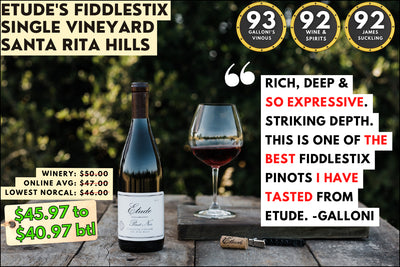 "One of the best I've tasted from Etude. Rich, deep, so expressive."