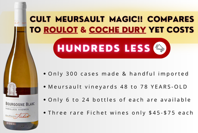 Last Btls Cult Meursault @ $44+ ⚠️ Jean-Philippe FICHET