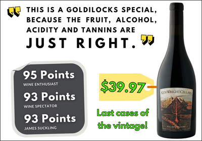 95-97pt Pinots $39.97❗️Cristom & Ken Wright "PERFECT Balance. Goldilocks."