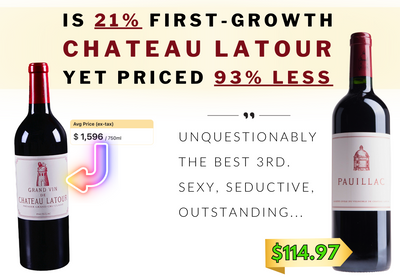 ⚠️ 21% First-Growth Latour & Costs🔻$1,400 Less "Unquestionably Best 3rd Label"