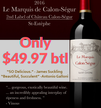 100pt Calon-Segur's 2nd "Will Blow You Away" @ $49