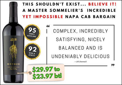 RELOAD! 95pt Napa Cab $23-29 by Master Sommelier Ian Cauble's Incredible "Method"