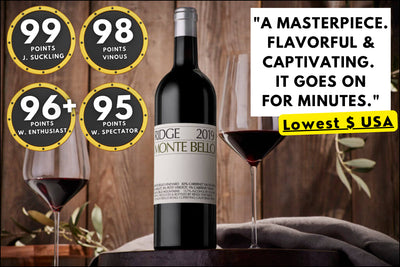 99-100pt Ridge Monte Bello "Masterpiece. Captivating."