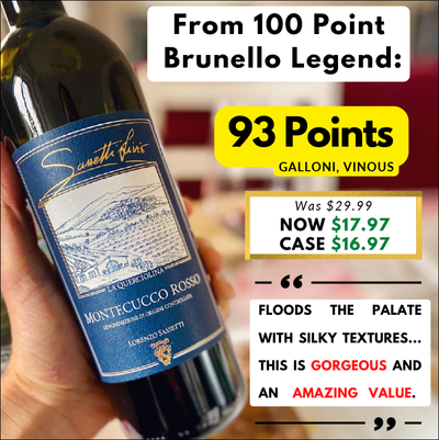 100pt Brunello Juice Under $18.. d'Arenberg's #3 Top 100 Under $12.. RP93 Under $14