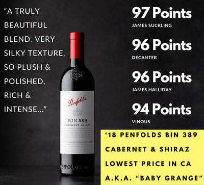 97-98pts, #12 Top 100 Penfolds Jr Grange "Seamless, Gorgeous"