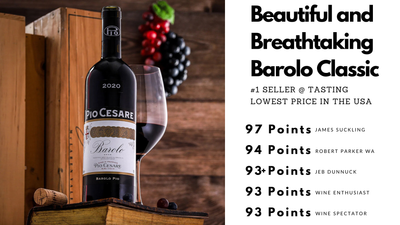 97pt Pio Cesare Barolo Mind-Blowing Elegance @ Lowest $ USA