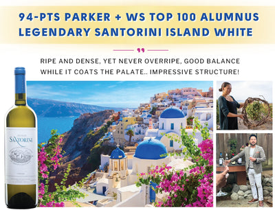 RP 94 Legendary Santorini White ✨ Rochioli '59-vine Sauv B ✨ 100pt Barolo Icon's Arneis