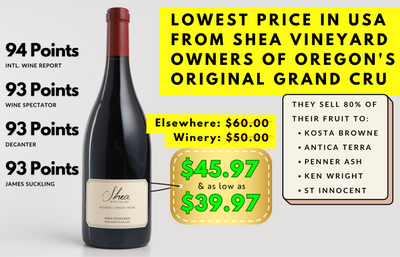 Shea Grand Cru Vineyard Pinot @ Lowest $ USA "Absolutely Gorgeous"