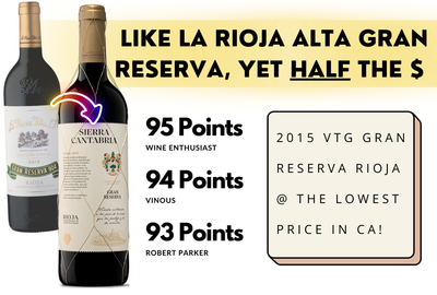 Lowest $ Mind-Blowing 95pt Gran Reserva Rioja 2015 Vintage