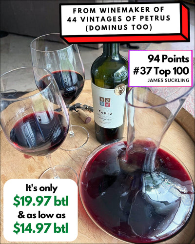 94pt Cab Under $20 by PETRUS & DOMINUS Winemaker