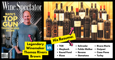 Lowest $ USA: 60x 100pt Thomas Rivers Brown Napa Cab Bargain of the Century