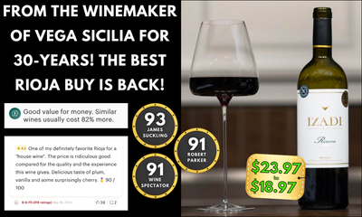 30-Yrs @Vega Sicilia: 93pt < $24 Insane Rioja Reserva