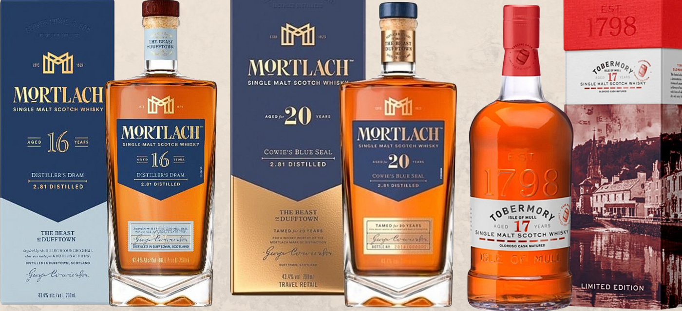 Mortlach & Tobermory Single Malt Scotches