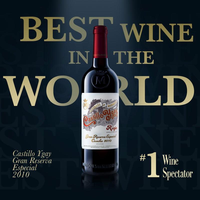 Castillo Ygay Gran Reserva Especial 2010, Wine Spectator's number one wine of 2020