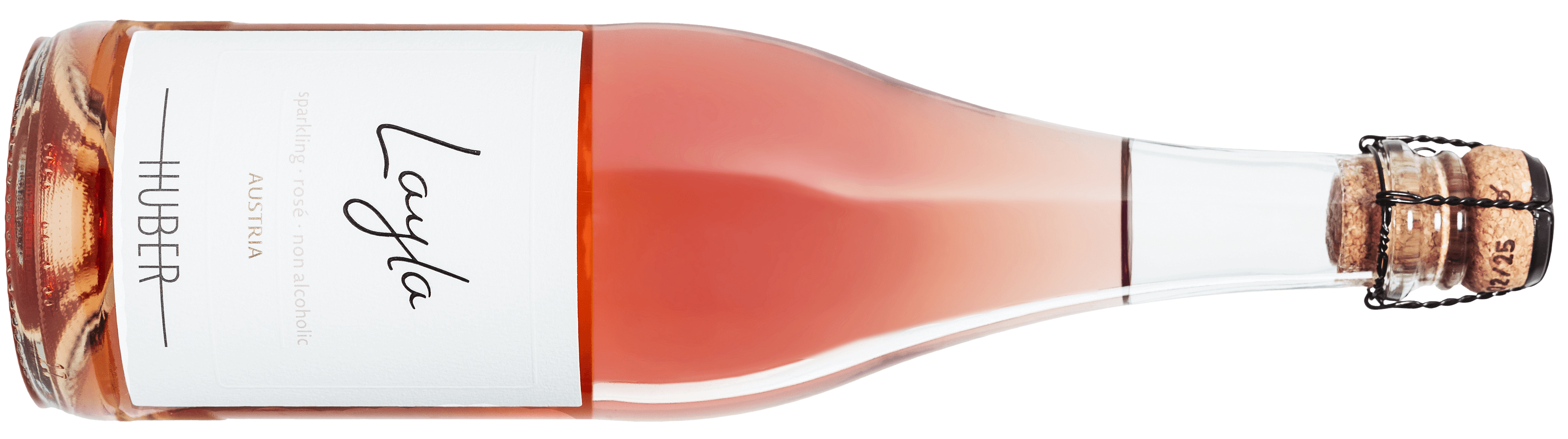 Markus Huber Layla non-alcoholic sparkling rose bottle from Austria