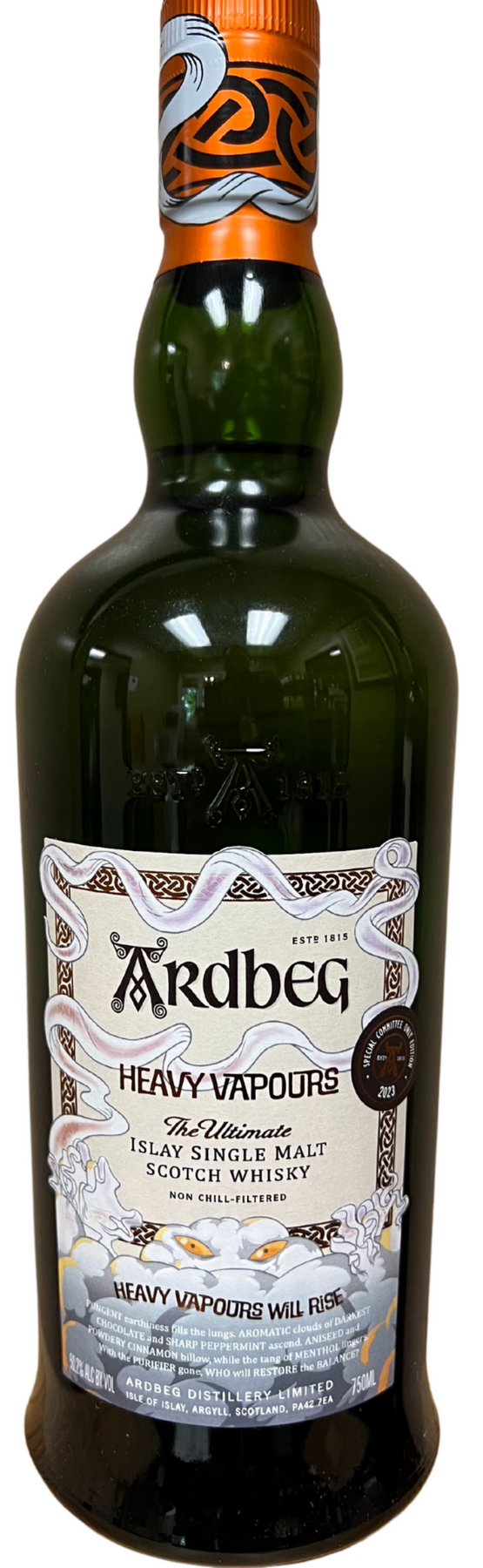 Ardbeg Heavy Vapours Committee Release Islay Single Malt Ardbeg Heavy Vapours Committee Release Islay Single Malt
