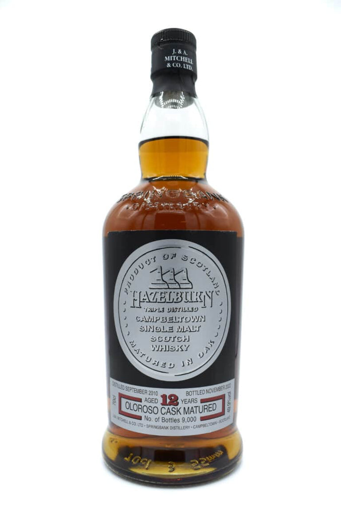 Hazelburn 12 Year Old Sherry Wood Single Malt Scotch Whiskey