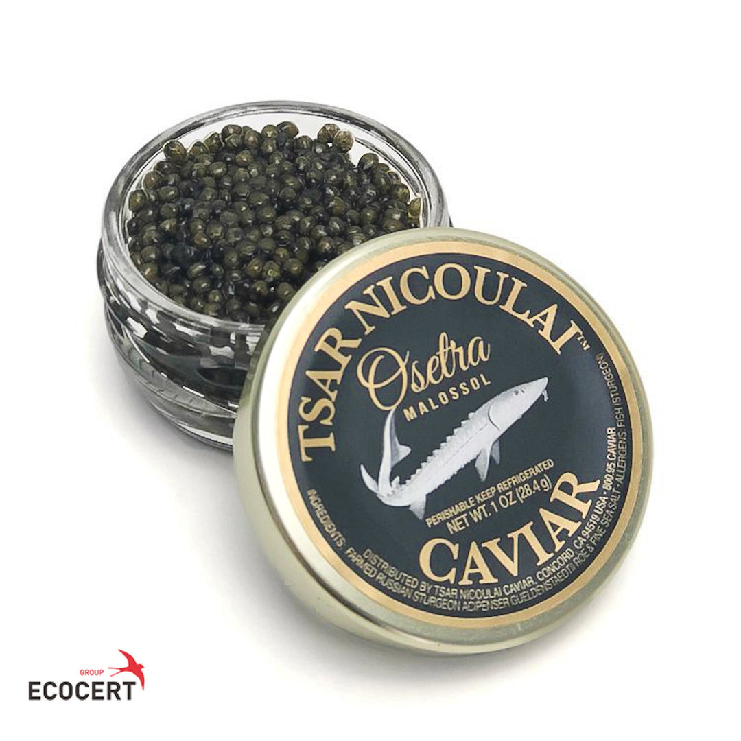 1.0 oz Jar - Tsar Nicoulai Osetra Caviar 1.0 oz Jar - Tsar Nicoulai Osetra Caviar
