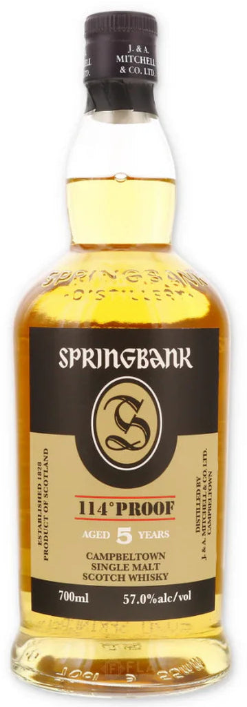 Springbank 114 Proof Aged 5 Years Campbeltown Single Malt Scotch