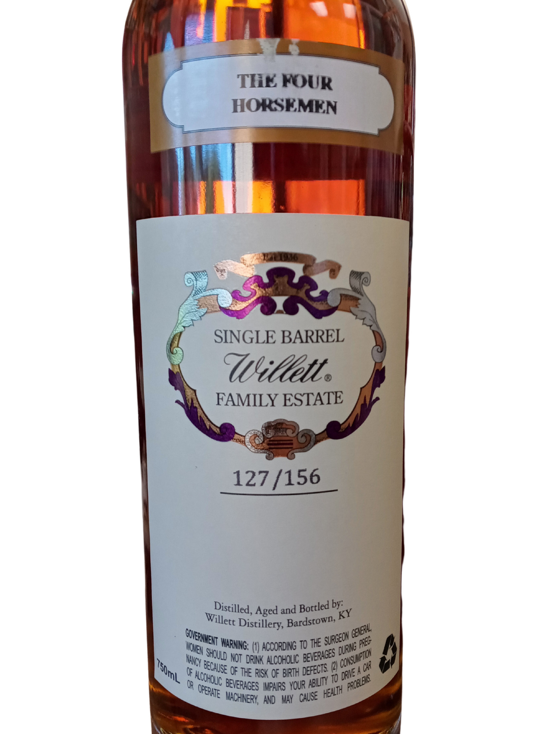 Willett Family Estate Bottled Single-Barrel 10 Year Old Straight Bourb –  Artisan W&S