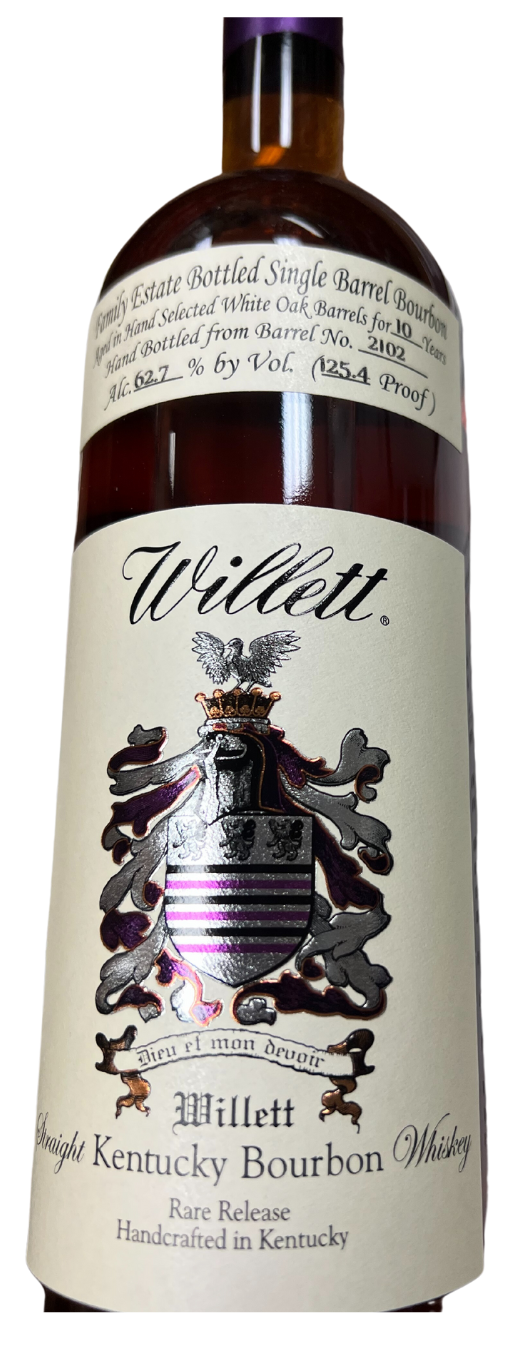 Willett Family Estate Bottled Single-Barrel 10 Year Old Straight Bourb –  Artisan W&S