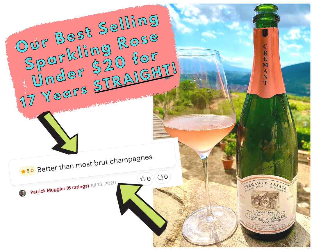Domaine Allimant-Laugner Cremant d'Alsace Rose NV (Alsace, France
