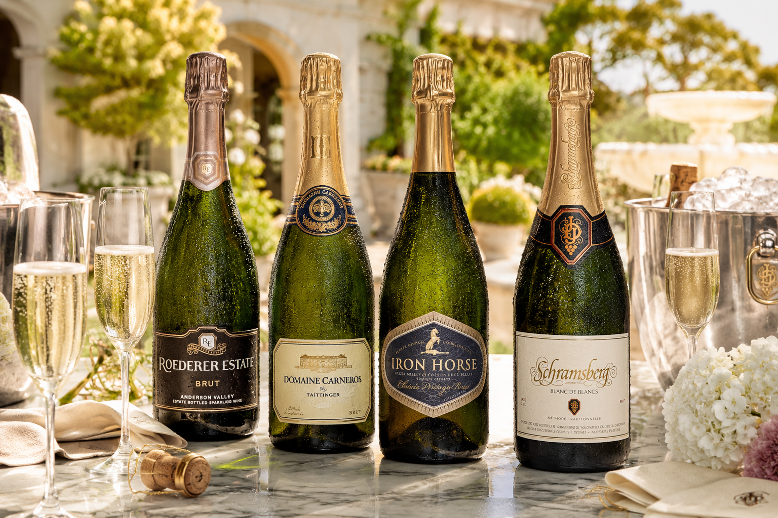 The 4 American Sparkling Icons — Best American Bubbly for Memorial Day, Father's Day & Graduations