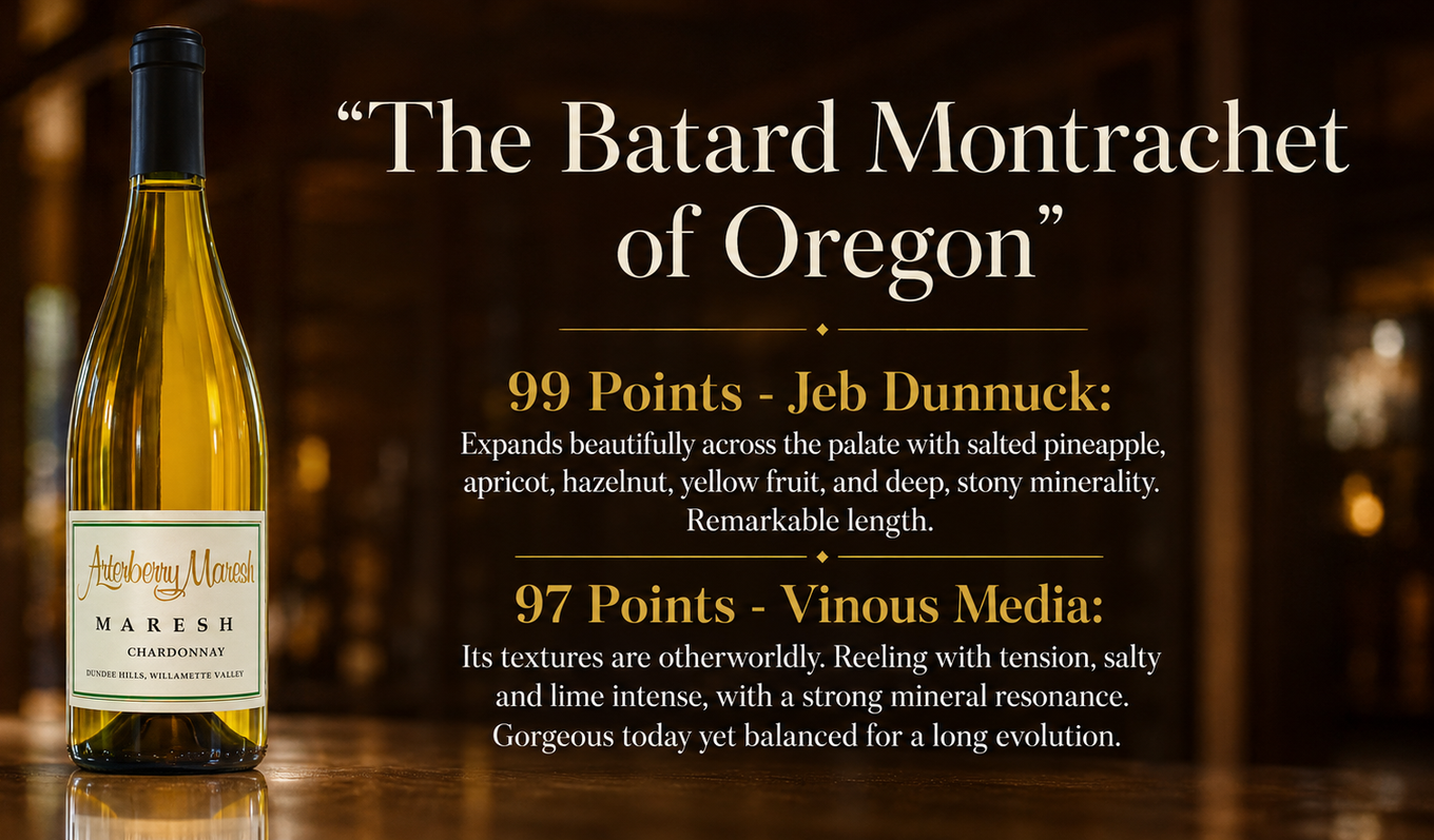 Arterberry Maresh Maresh Vineyard Chardonnay 2023 - 99 Points Jeb Dunnuck