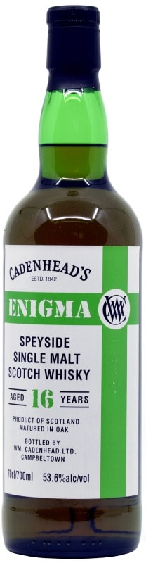 Cadenhead's 'Enigma 2008' 16 Year Old Speyside Single Malt Scotch