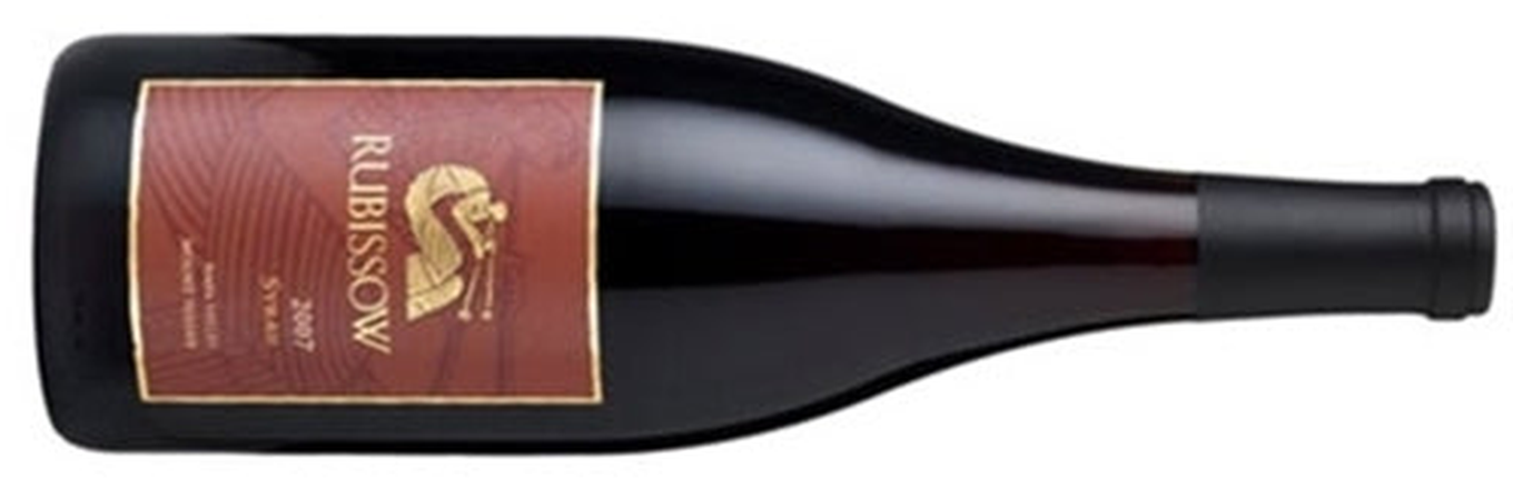 2012 Rubissow Syrah bottle
