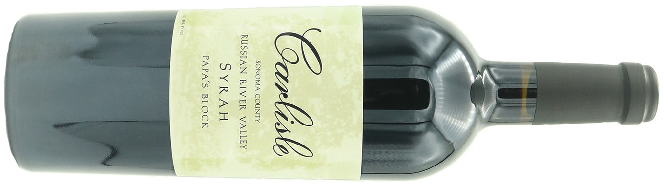 Carlisle Papas Block Syrah 2021 bottle
