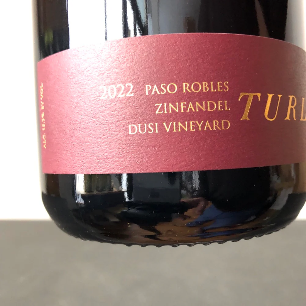 Turley Dusi Vineyard Zinfandel 2022 (Paso Robles, California