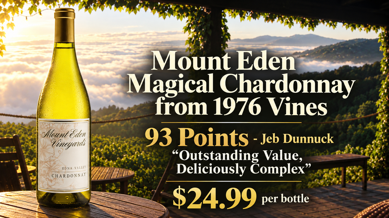 Mount Eden Chardonnay 2023 bottle