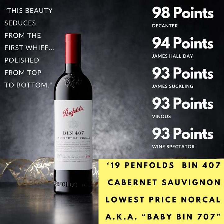 ワイン Penfolds BIN 407 Cabernet Sauvignon 2015 Penfolds Bin 407 Cabernet Sauvignon – Barriques